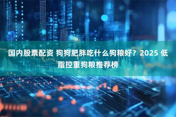 国内股票配资 狗狗肥胖吃什么狗粮好？2025 低脂控重狗粮推荐榜
